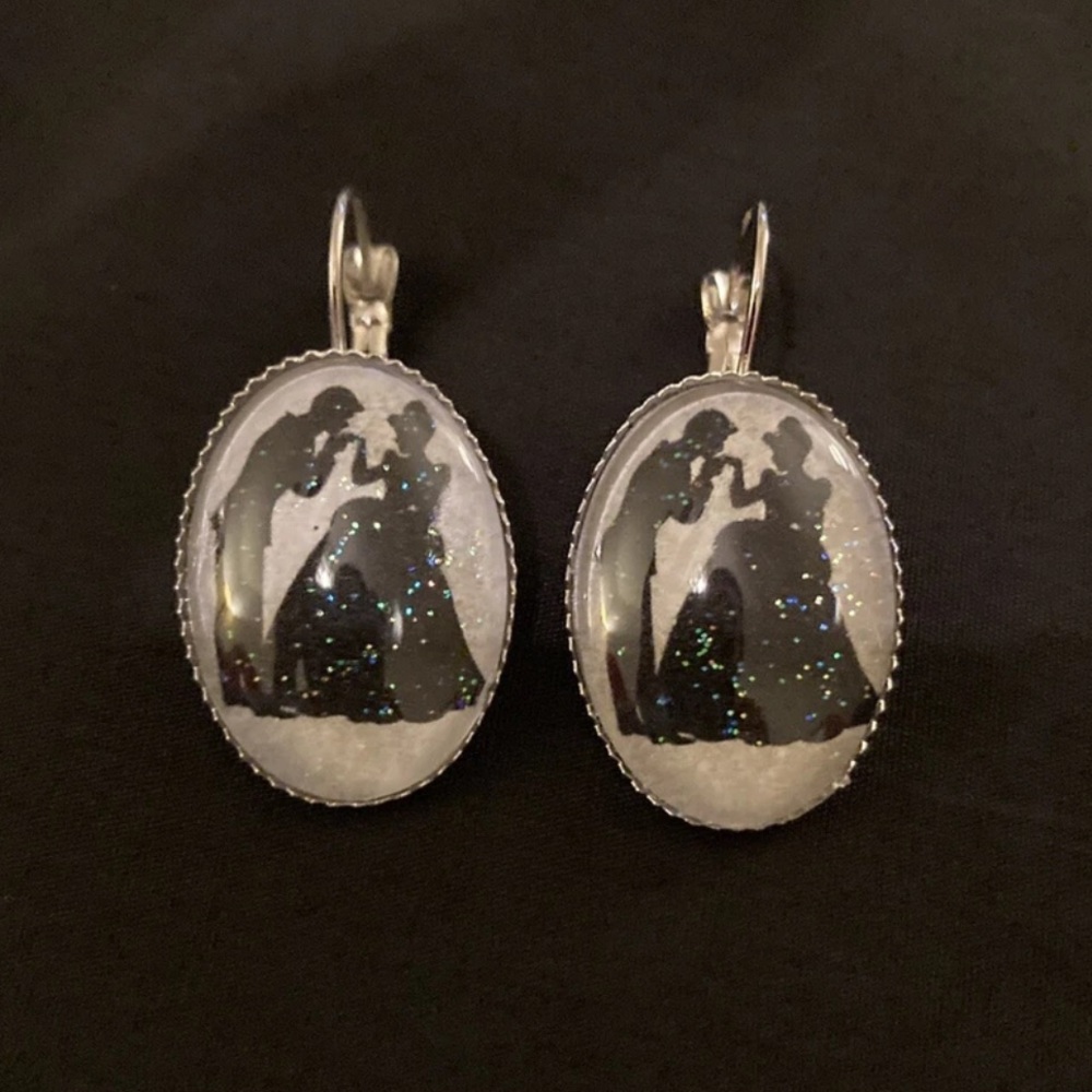 Disney Cinderella Glittery silhouette Earrings